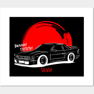 Draw Silvia S13 Posters and Art